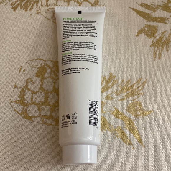 NEW, Sealed Goldfaden MD Pure Start Gentle Detoxifying Facial Cleanser 3.4 fl oz - Picture 2 of 3